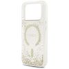 GUESS futerał do IPHONE 17 Pro kompatybilny z MagSafe GUHMP17LRGRGED (Resin Bottom Glitter) złoty