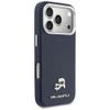 KARL LAGERFELD futerał do IPHONE 17 Pro Max kompatybilny z MagSafe KLHMP17X6PFKCLB (PU FW W/ K&C Head Pin) niebieski