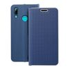 Etui z klapką na Huawei P Smart 2019 Luna Book Carbon niebieskie