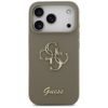 GUESS futerał do IPHONE 17 Pro GUHCP17LSC4GSMW (Silicone W/ Big 4G Script) brązowy