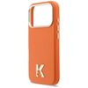 KARL LAGERFELD futerał do IPHONE 17 Pro kompatybilny z MagSafe KLHMP17L5PGFKHGO (PU FW W/ KHead Logo) pomarańczowy