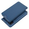 Etui z klapką na iPhone 16 PLUS Luna Book Carbon niebieskie