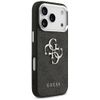GUESS futerał do IPHONE 17 Pro GUHCP17LP4G4SMCK (4G PU Leather Case with Big 4G and Classic Logo and Silver Metal Camera Frame) czarny