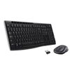 Zestaw bezprzewodowy klawiatura QWERTY + myszka Logitech MK270 czarny