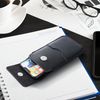 Etui wsuwane na telefon skórzane wsuwka z klapką do Huawei Mate 20X Royal rozmiar 3XL czarne