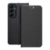 Etui z klapką na Samsung A55 5G Luna Book Carbon czarne