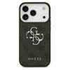 GUESS futerał do IPHONE 17 Pro Max GUHCP17XP4G4SMCK (PU W/ Big 4G Classic Logo) srebrno czarny