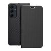 Etui z klapką na Samsung A35 5G Luna Book Carbon czarne