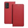 Etui z klapką na Samsung A52 5G / A52 LTE ( 4G ) / A52s 5G Luna Book Carbon czerwone