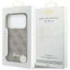 GUESS futerał do IPHONE 17 Pro kompatybilny z MagSafe GUHMP17L5P4FWMSW (PU FW 4G Script) brązowy