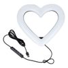 Lampa LED Ring Stream RGB pierścieniowa 10" FULL COLOR z uchwytem na telefon HEART + statyw JM26-10 czarna
