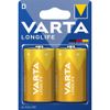 VARTA bateria alkaliczna R20 (Typ D) Longlife 2 szt