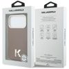 KARL LAGERFELD futerał do IPHONE 17 Pro Max kompatybilny z MagSafe KLHMP17X5PGFKHGW (Karl Head Logo) brązowy