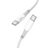 HOCO kabel Typ C do Typ C PD 3A 60W X70 1 m biały