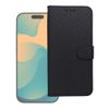 Etui z klapką na iPhone 17 PRO MAX / 18 PRO MAX 4Card RFID antykradzieżowe tech fabric czarne