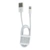 Kabel USB A do Lightning C601 1 m biały