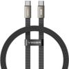 Kabel płaski USB C do USB C VEGER PD 3A 60W 1,2 m CC06-MTB czarny