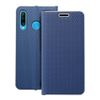 Etui z klapką na Huawei P30 LITE Luna Book Carbon niebieskie