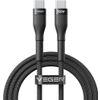 Kabel USB C do USB C VEGER PD 5A 100W 1,5 m CC05 czarny