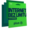 Karta Startowa PLUS 5zł internet bez limitu