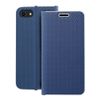 Etui z klapką na iPhone 7 / 8 / SE 2020 / SE 2022 Luna Book Carbon niebieskie