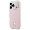 KARL LAGERFELD futerał do IPHONE 17 Pro Max kompatybilny z MagSafe KLHMP17X5PGFKHGP (PU FW W/ KHead Logo) różowy