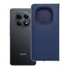 Etui z klapką na Xiaomi Redmi NOTE 15 5G Luna Book Carbon niebieskie