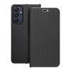 Etui z klapką na Samsung A25 5G Luna Book Carbon czarne