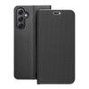 Etui z klapką na Samsung A34 5G Luna Book Carbon czarne