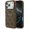 GUESS futerał do IPHONE 17 Pro kompatybilny z MagSafe GUHMP17LG4GFRW (PU 4G Ring Classic Logo) brązowy