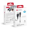 Kabel USB A do Lightning Forcell F-Energy 2,4A 12W Carbon 1 m CB-01A czarny