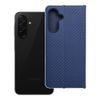 Etui z klapką na Samsung A26 5G Luna Book Carbon niebieskie