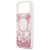 GUESS futerał do IPHONE 17 Pro Max kompatybilny z MagSafe GUHMP17XRGRGEP (Resin Bottom Glitter) różowy