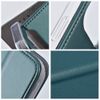 Etui z klapką na Honor X6c Smart Magneto ciemnozielone