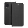 Etui z klapką na Samsung A12 / M12 Luna Book Carbon czarne