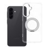 Etui na Samsung A37 Frame Circle Stand zgodne z MagSafe transparentne