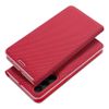 Etui z klapką na Samsung S25 PLUS Luna Book Carbon czerwone