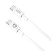 XO kabel NB-Q190B PD USB-C - USB-C 2,0m 60W biały