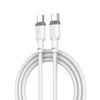 XO kabel NB208B PD USB-C - USB-C 1,0m 60W biały