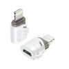 XO adapter NB256F microUSB - Lightning biały