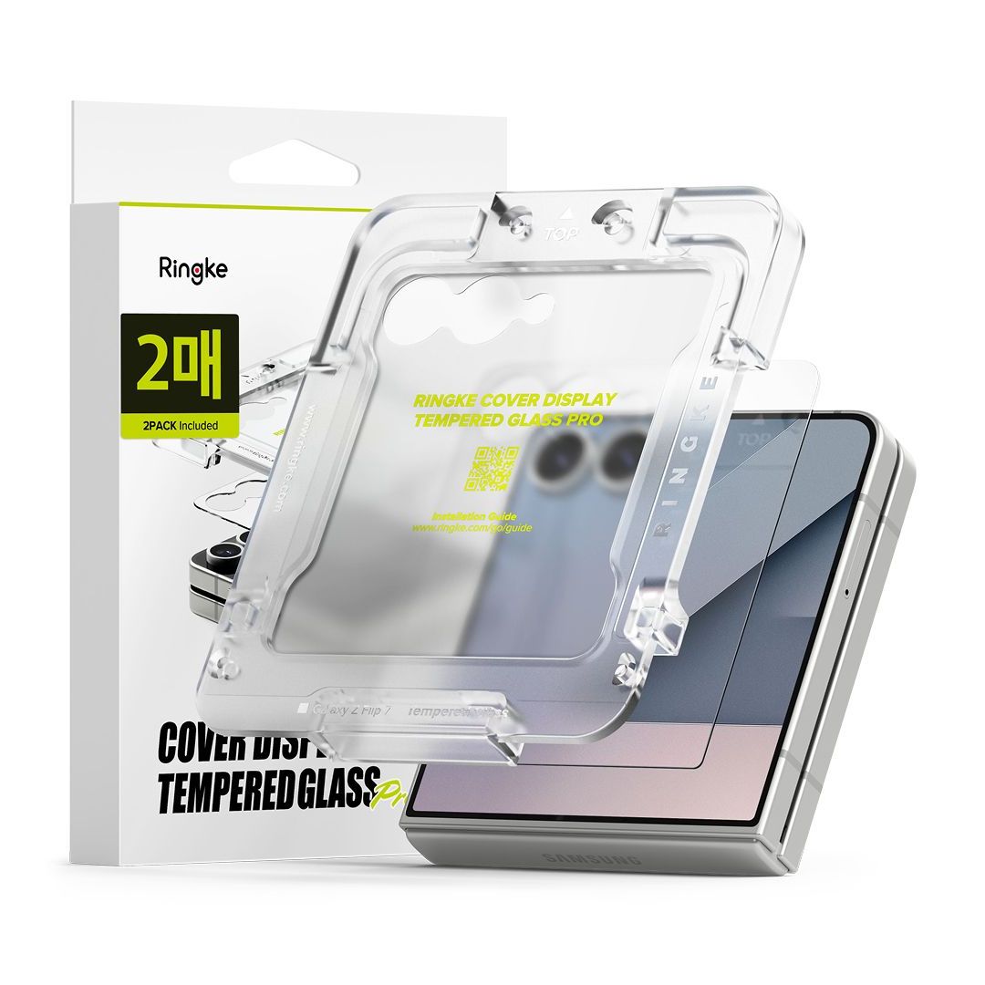 SZKŁO HARTOWANE RINGKE COVER DISPLAY PRO 2-PACK GALAXY Z FLIP 7 CLEAR