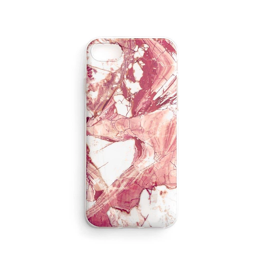 Wozinsky Marble żelowe etui pokrowiec marmur Xiaomi Poco M3 / Xiaomi Redmi 9T różowy