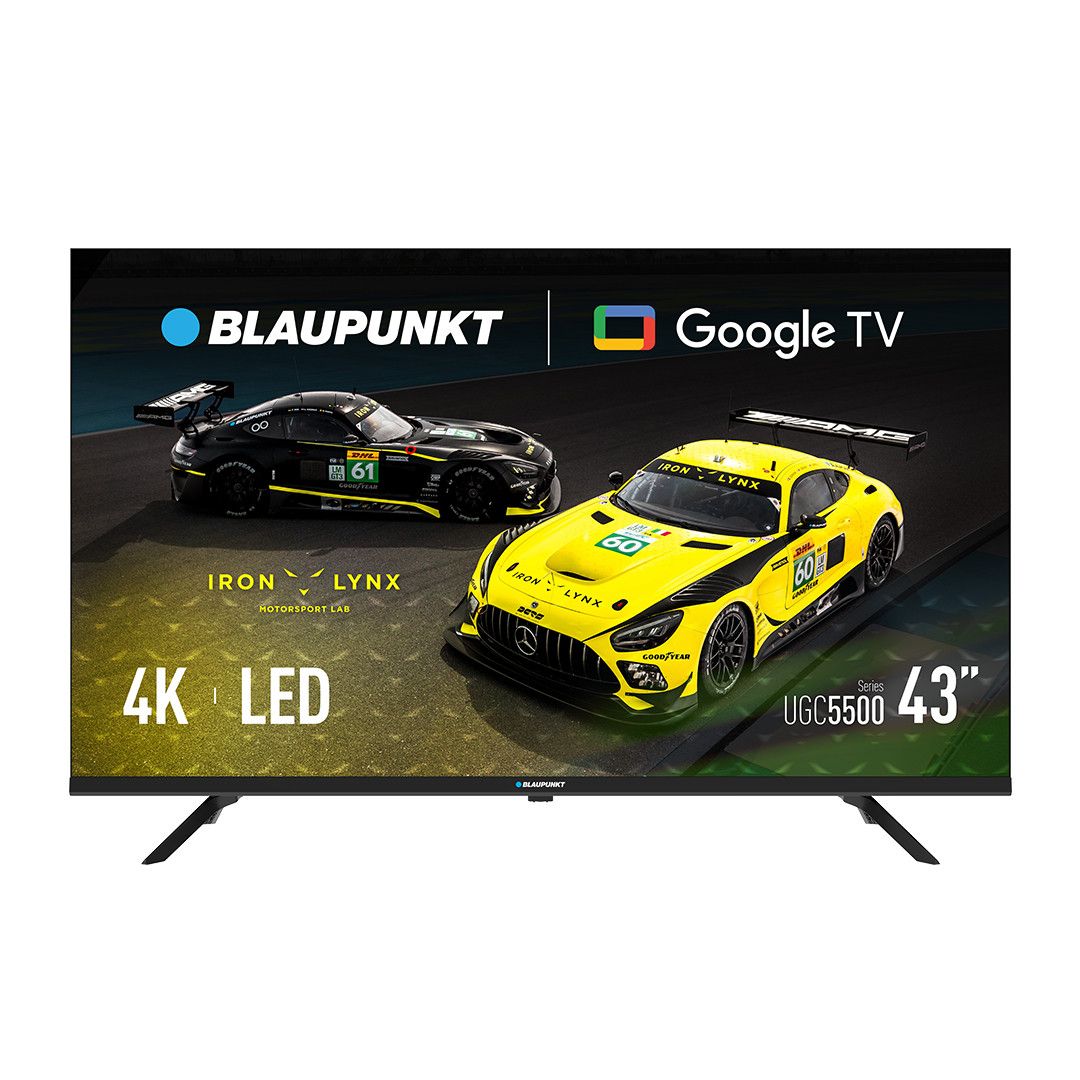 Blaupunkt telewizor Smart TV Google TV UHD 43" czarny 43UGC5500S