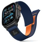 TECH-PROTECT NYLON ELITE APPLE WATCH 9 / 10 / 11 / 12 / SE / ULTRA (44 / 45 / 46 / 49 MM) NAVY/ORANGE