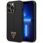 Guess GUHCP14LSLTGK iPhone 14 Pro 6,1" czarny/black hardcase Silicone Triangle