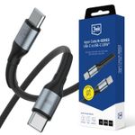 3mk kabel Hyper Cable N-SERIES USB-C do USB-C 100W 3 m czarny