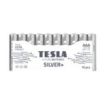 Baterie alkaliczne TESLA AAA/LR03/1,5V 10szt SILVER+