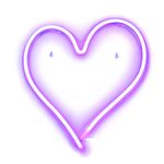 NEON NA ŚCIANĘ LED na USB - SERCE model