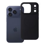 Etui na iPhone 17 Pro / 18 Pro (low camera edge) Silicone Mag Cover zgodne z MagSafe (big hole) czarne