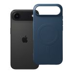 Etui na iPhone 17 AIR Silicone Mag Cover zgodne z MagSafe (big hole) niebieskie